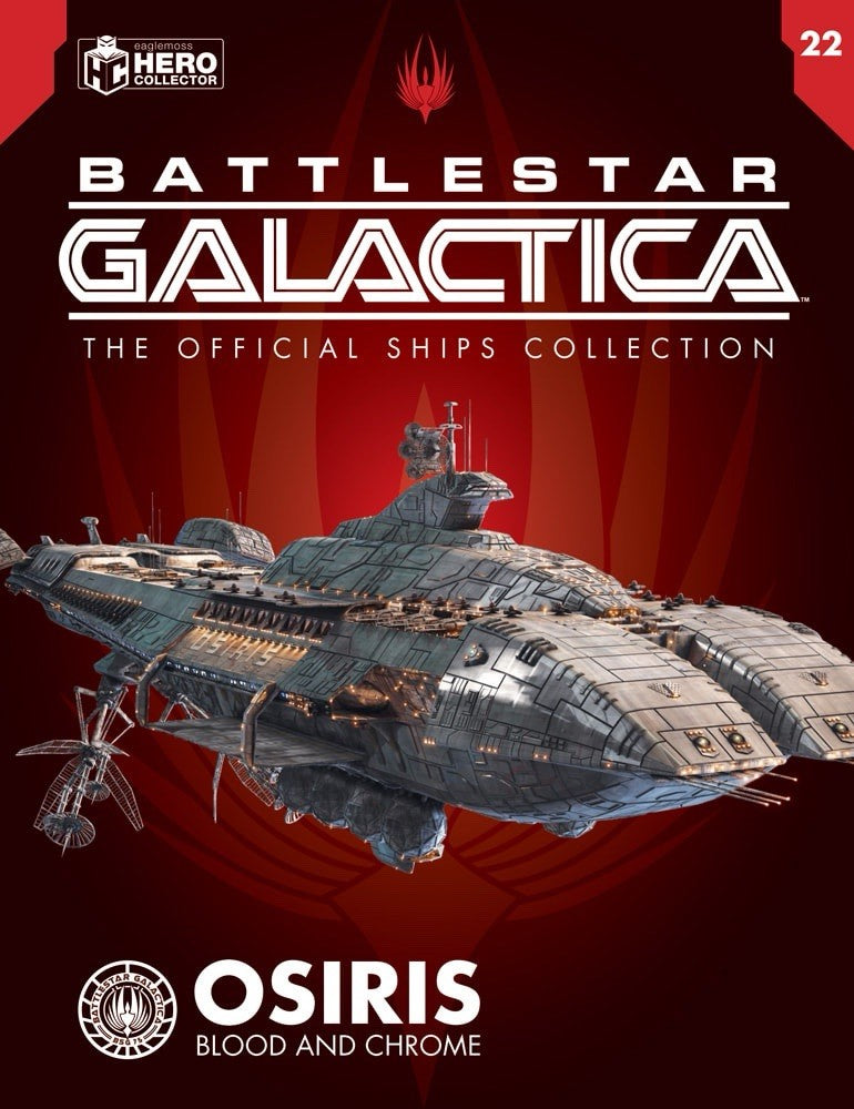 Eaglemoss Battlestar Galactica Osiris Ship (Box Damaged)