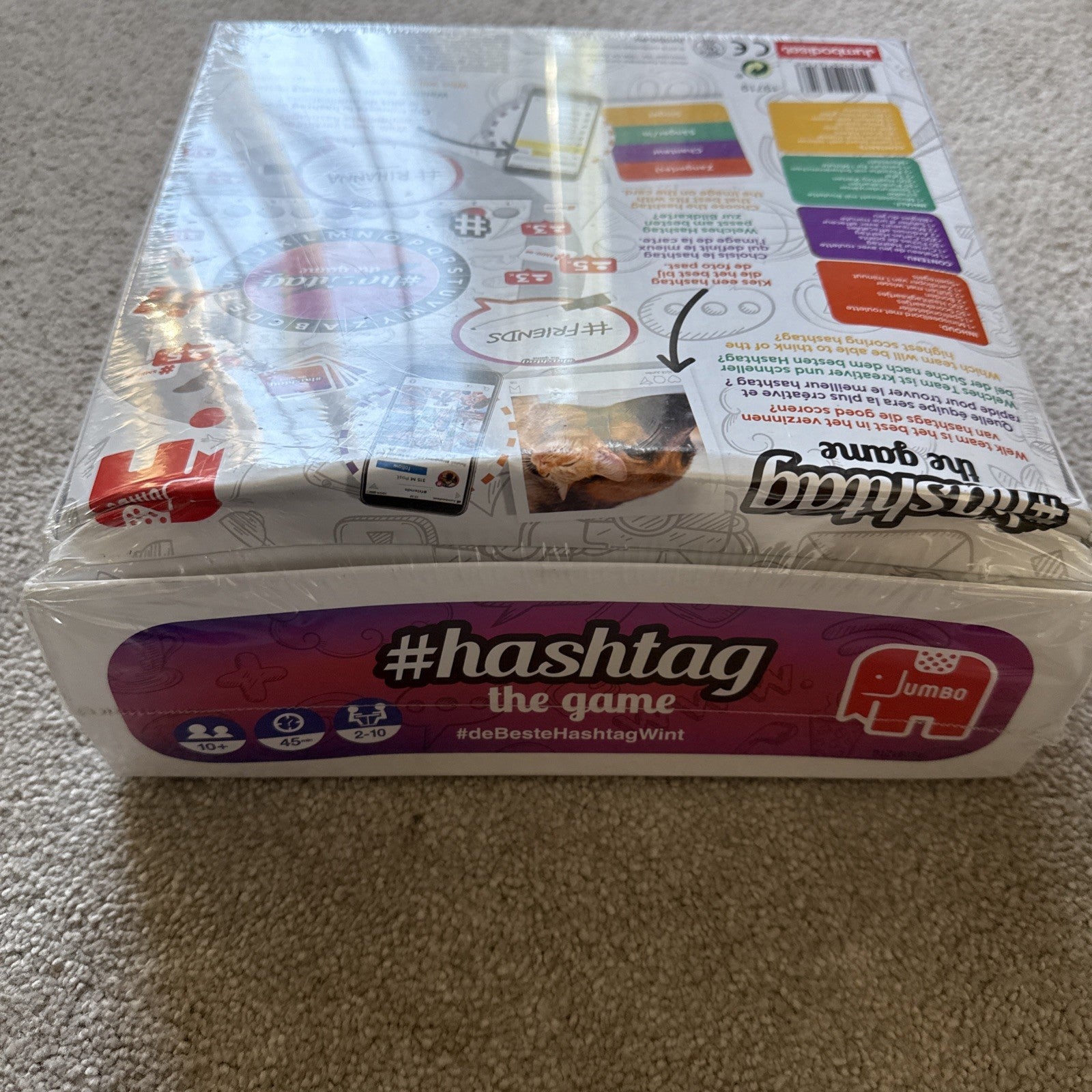 Jumbo #Hashtag The Game Brand New & Sealed  Board Game (Damaged Box)