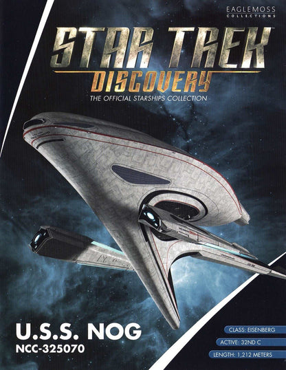 Eaglemoss Star Trek Discovery USS Nog NCC-325070 Starship (Box Worn)