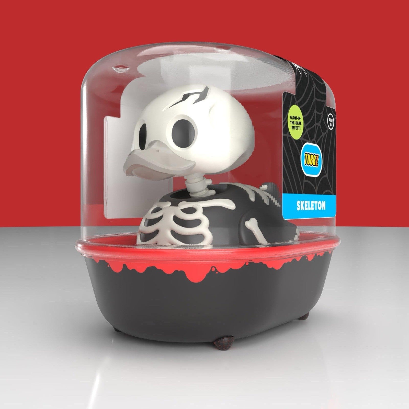 TUBBZ Skeleton Cosplaying Duck – Glow-in-the-Dark Halloween Edition