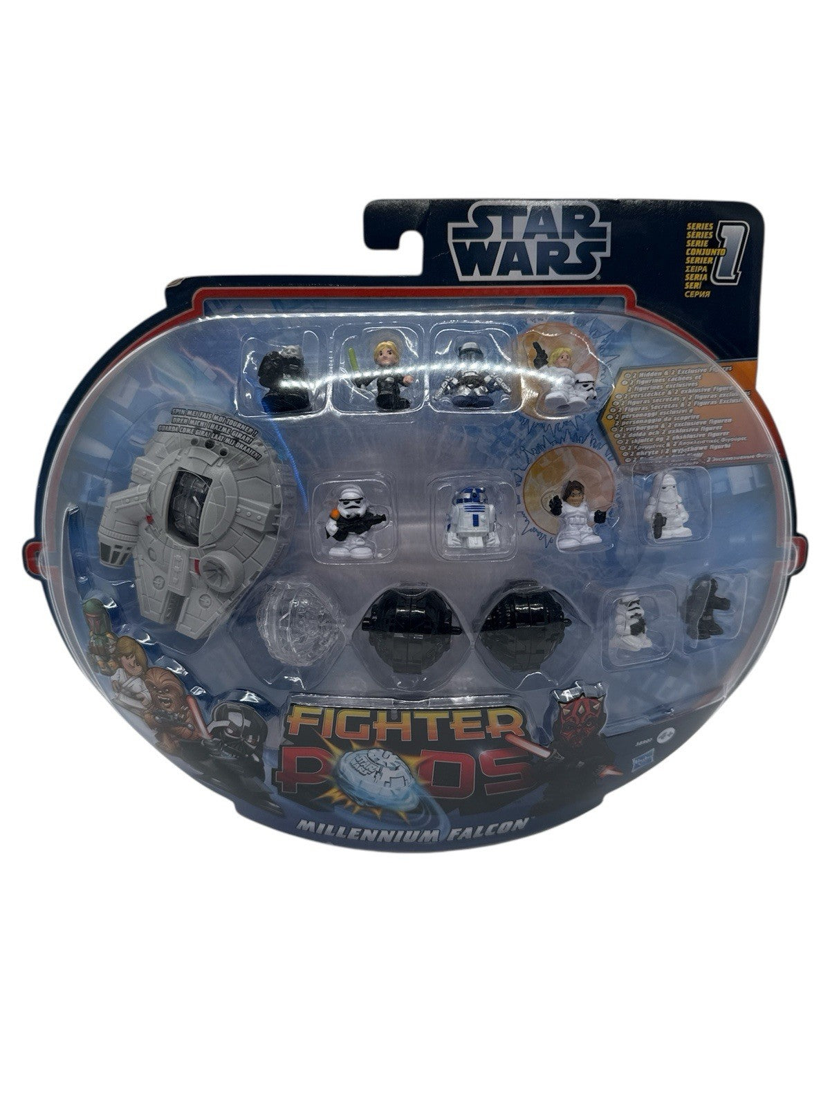Hasbro Star Wars Fighter Pods Series 1 Millennium Falcon Set Figures & Pods