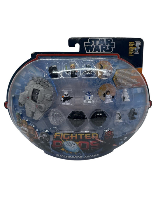 Hasbro Star Wars Fighter Pods Series 1 Millennium Falcon Set Figures & Pods