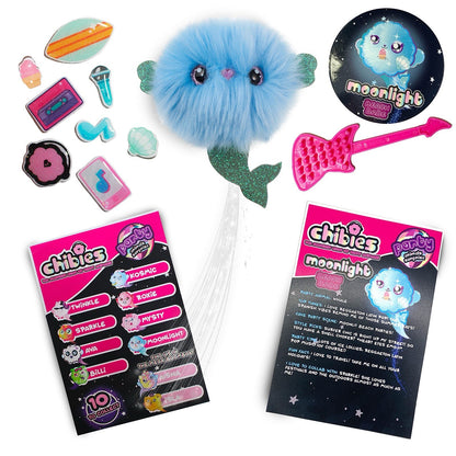 CHIBIES Boom Box - Moonlight | Cute Party Pets That Flash to Music