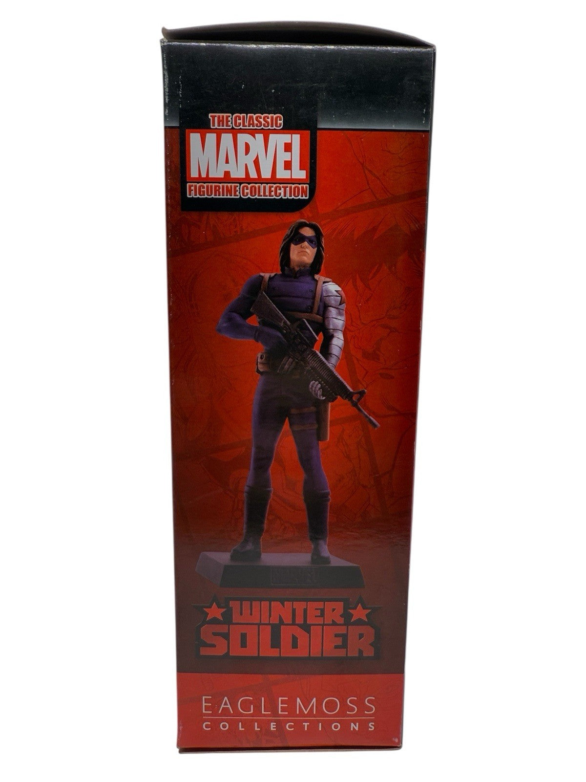 Eaglemoss Marvel Classic Figurine Collection Winter Soldier Figure with Magazine