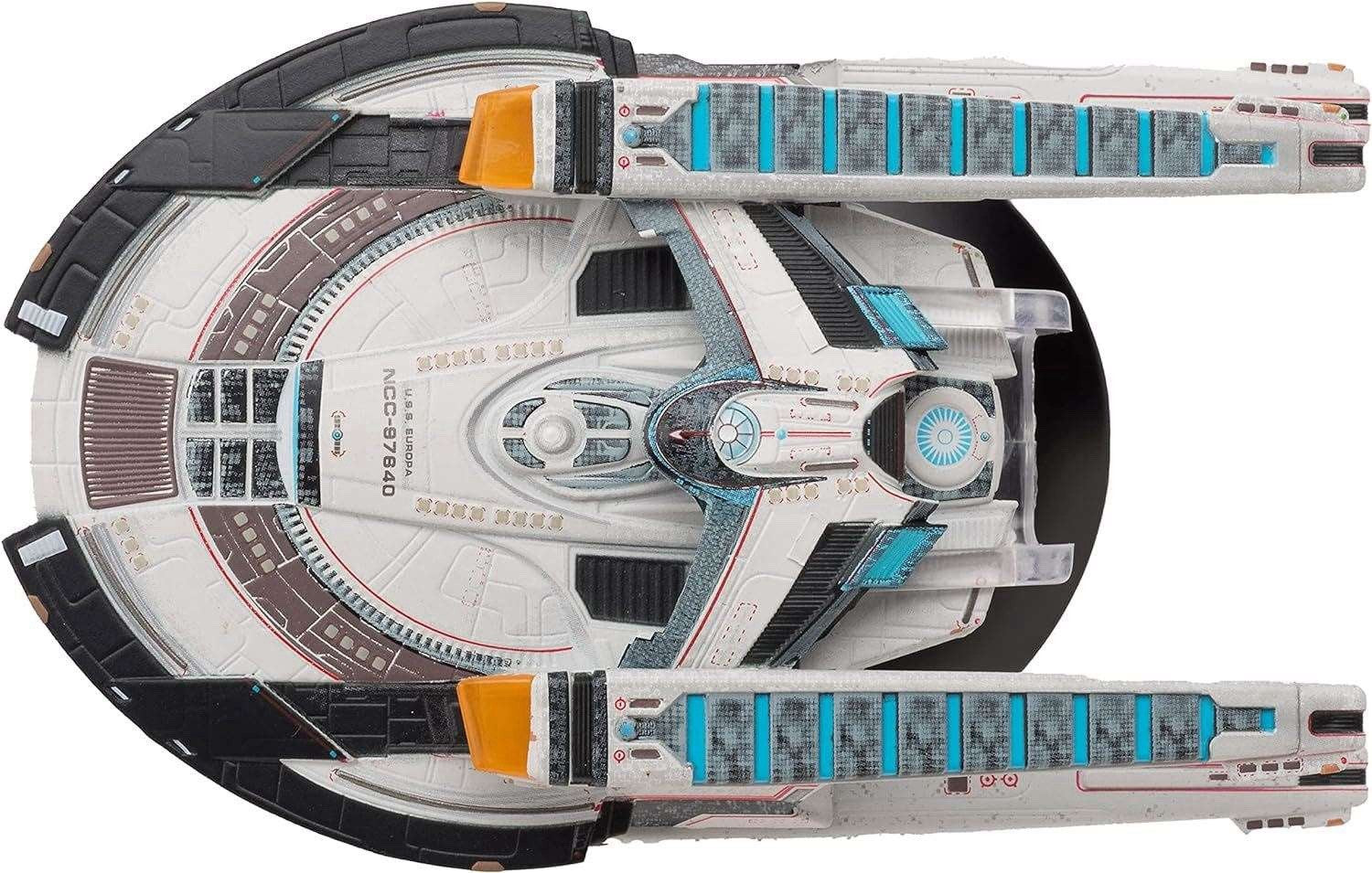 Eaglemoss Star Trek Online U.S.S. Europa NCC-97640 Model Figure + Magazine
