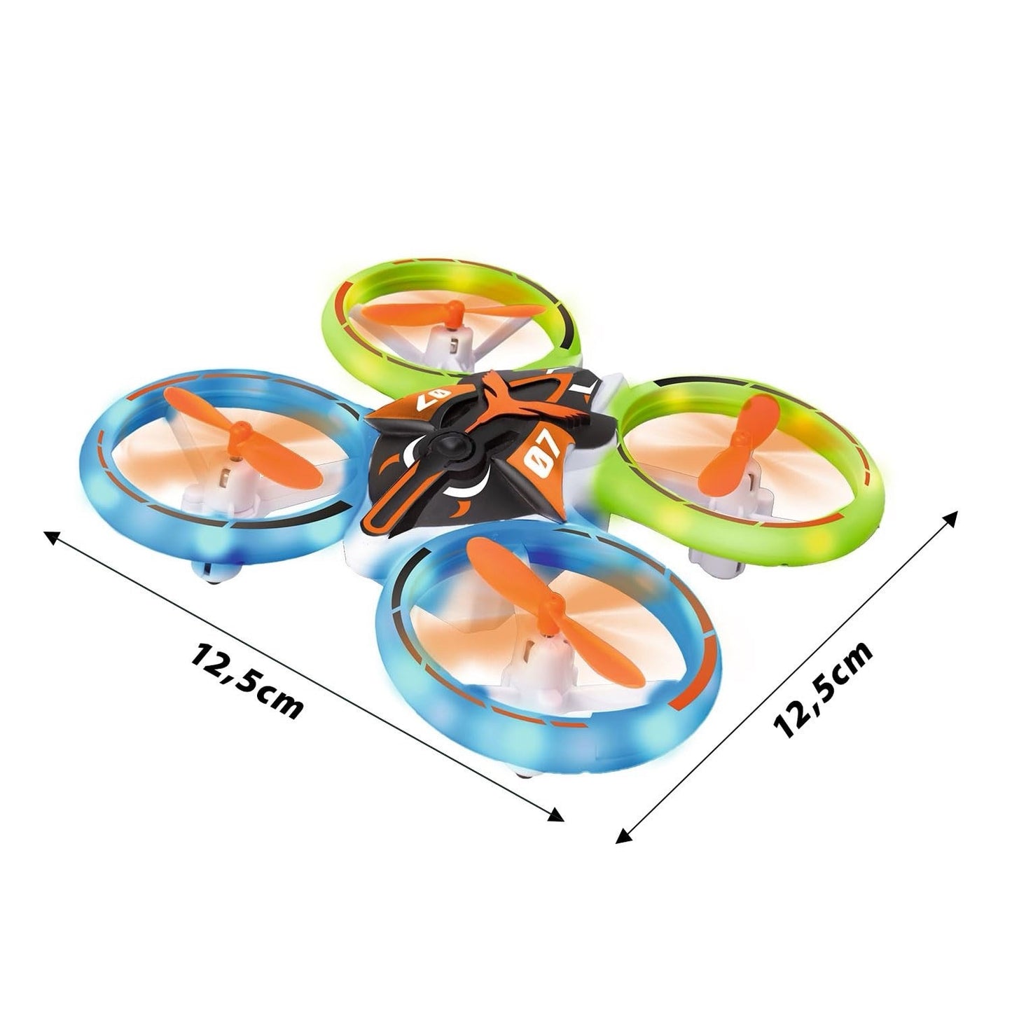 Xtrem Raiders Racing Drone Indoor Or Outdoor Kids Drone With Neon Lights