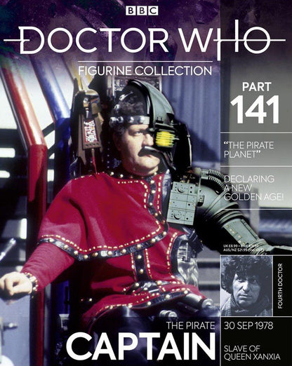 Eaglemoss Doctor Who Figurine Collection #141 The Pirate Captain w/ Magazine