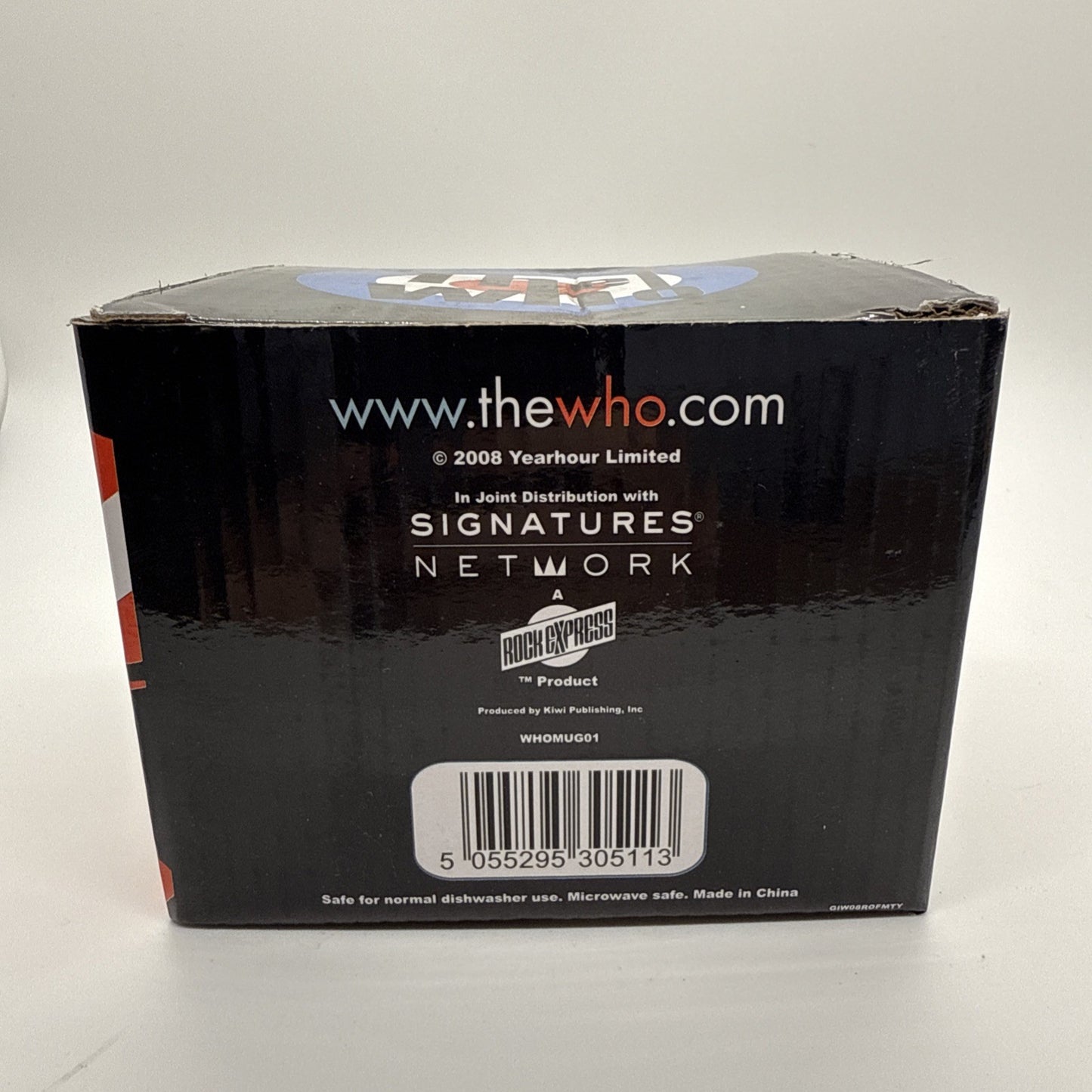 The Who Mug – Union Jack Logo – Box Slightly Worn – Rock Express 2008