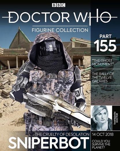 Eaglemoss Doctor Who Figurine Collection #155 Sniperbot with Magazine