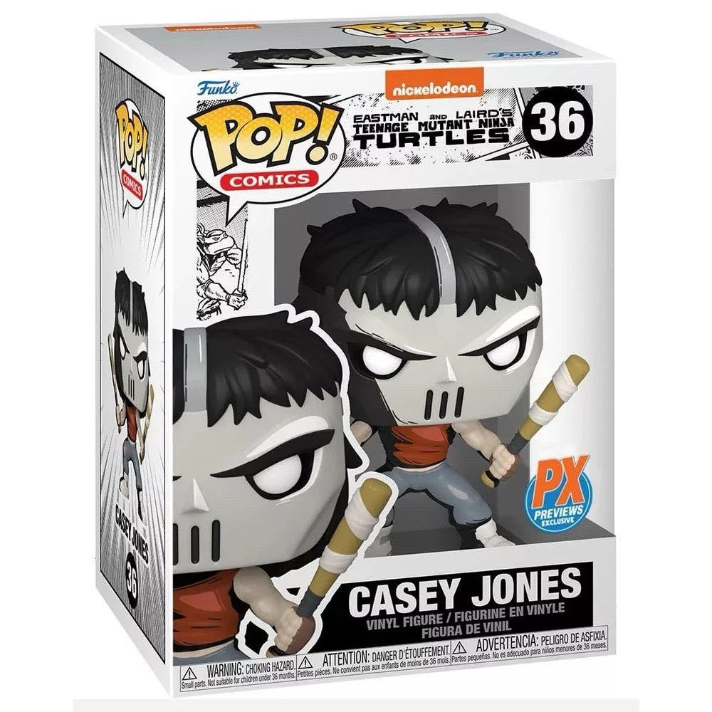 Funko Pop Comics TMNT Casey Jones #36 PX Previews Exclusive Vinyl Figure