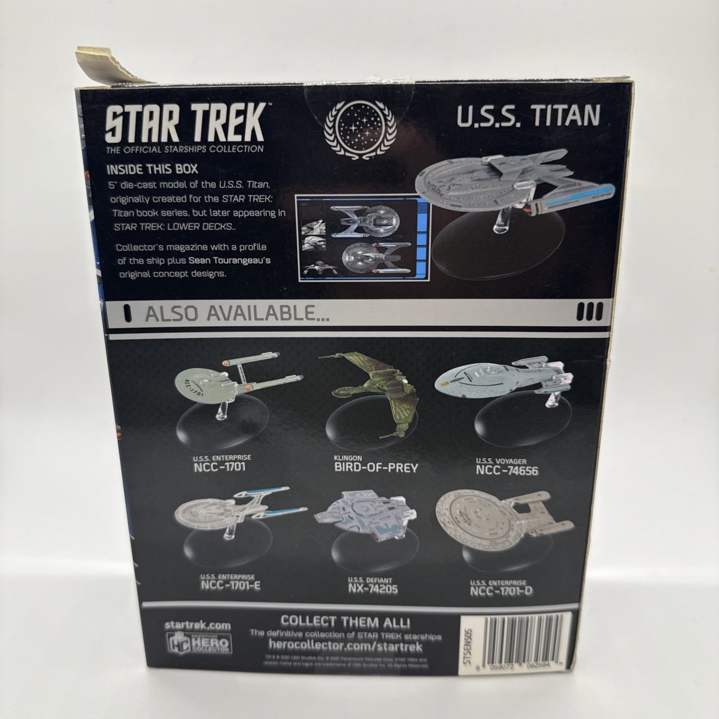 Eaglemoss Star Trek U.S.S. Titan NCC-80102 Figure (Box Wear)