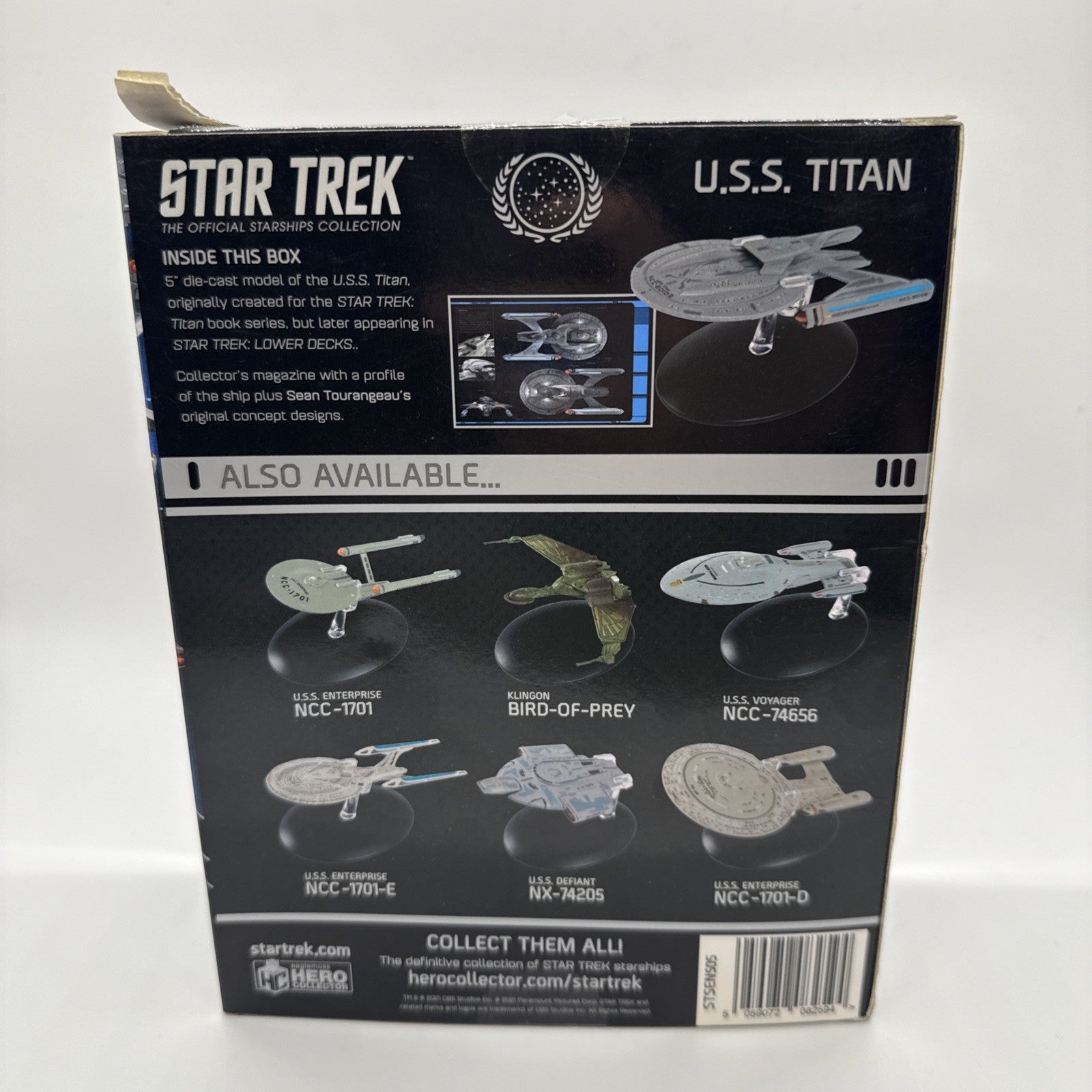 Eaglemoss Star Trek U.S.S. Titan NCC-80102 Figure (Box Wear)