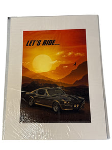 Eaglemoss Eleanor Mustang “Let’s Ride” Limited Edition Art Print with COA