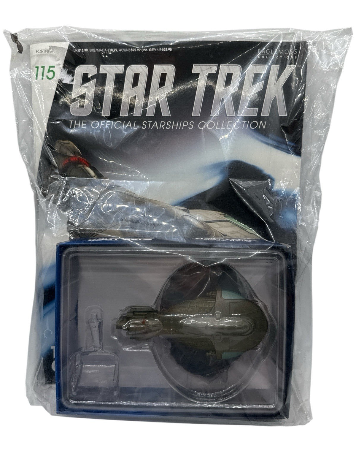 Eaglemoss Star Trek Starships Collection #115 Tellarite Cruiser & Mag