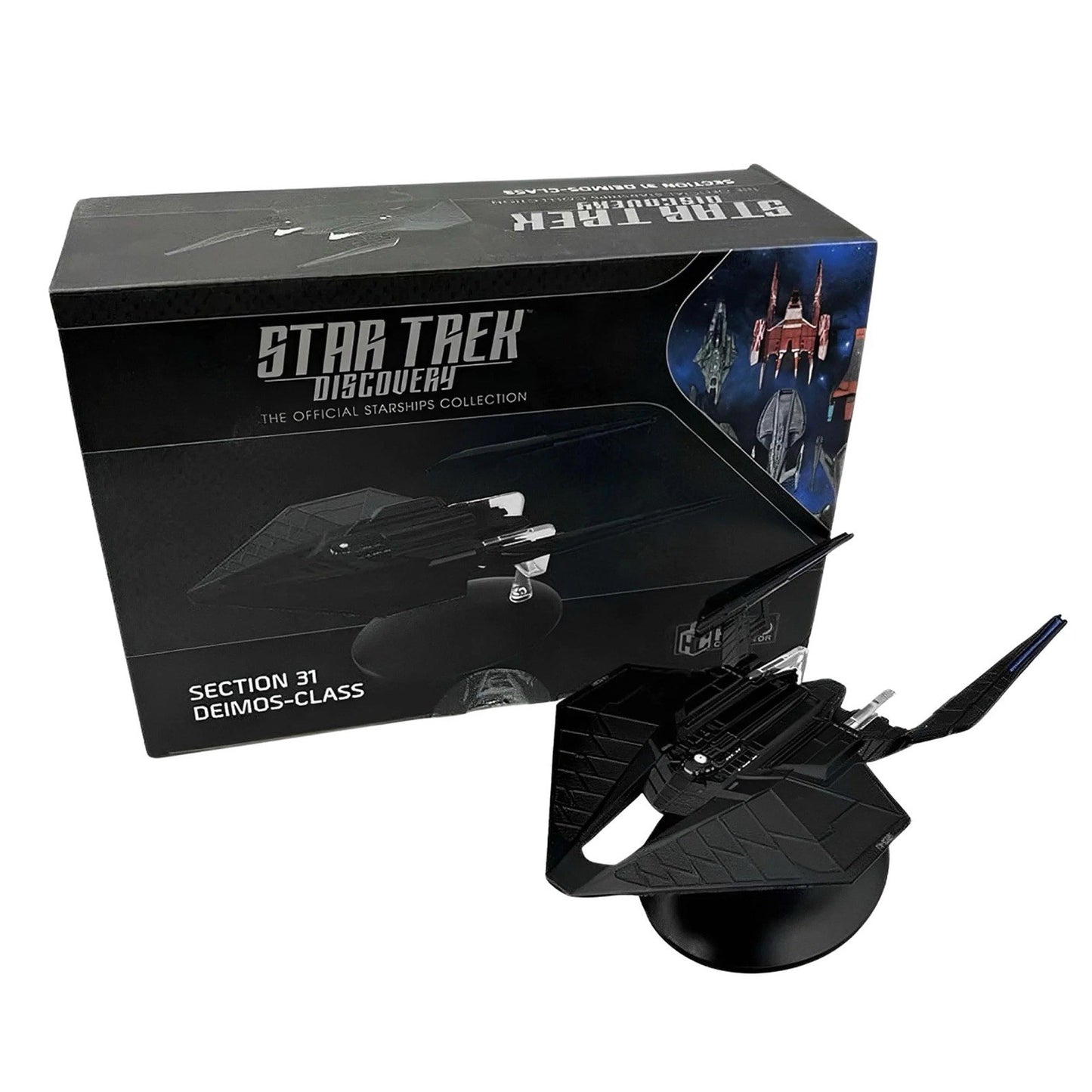 Eaglemoss Star Trek Discovery Section 31 Deimos-Class Starship w/ Magazine