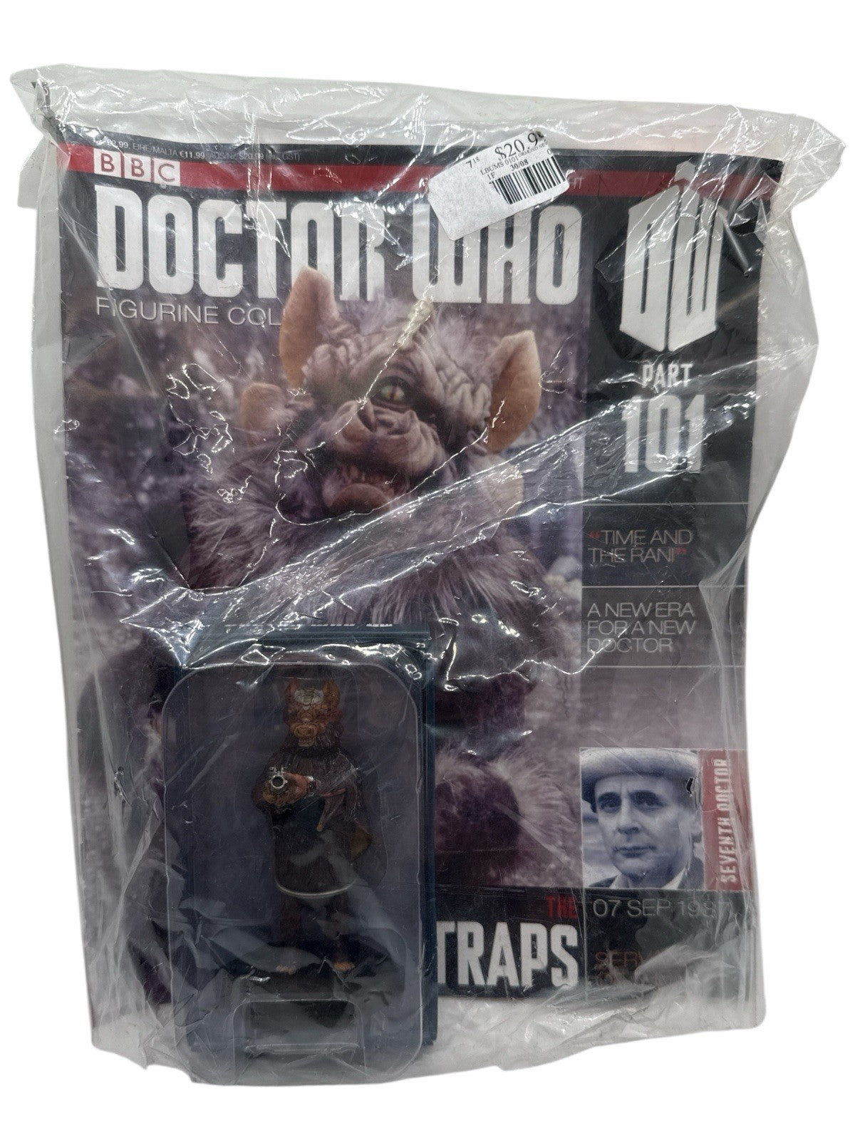 Eaglemoss Doctor Who Figurine Collection #101 Tetrap w/ Magazine