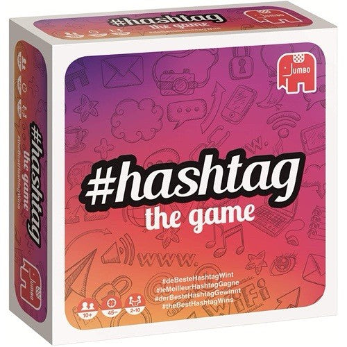 Jumbo #Hashtag The Game Brand New & Sealed  Board Game (Damaged Box)