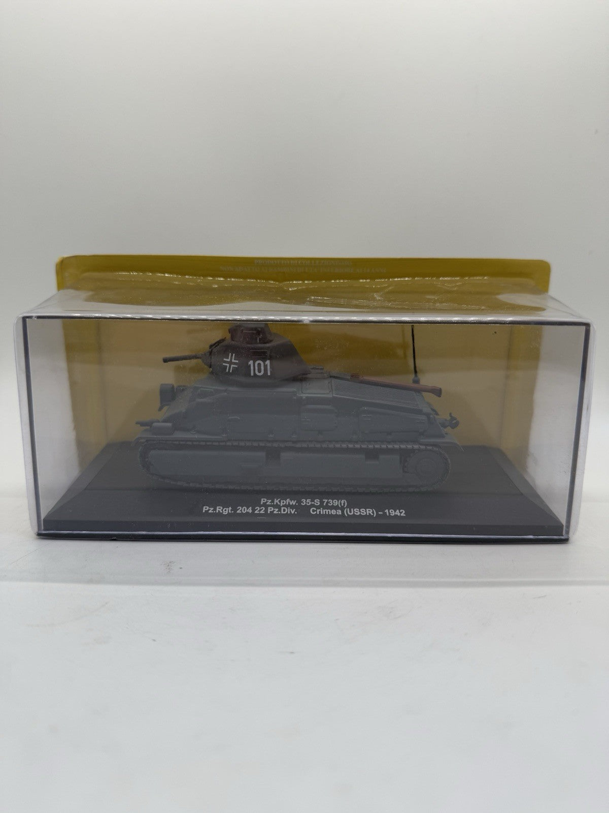 Eaglemoss 1:43 Pz.Kpfw. 35-S 739(f) Tank Crimea 1942 Die-Cast Military Vehicle