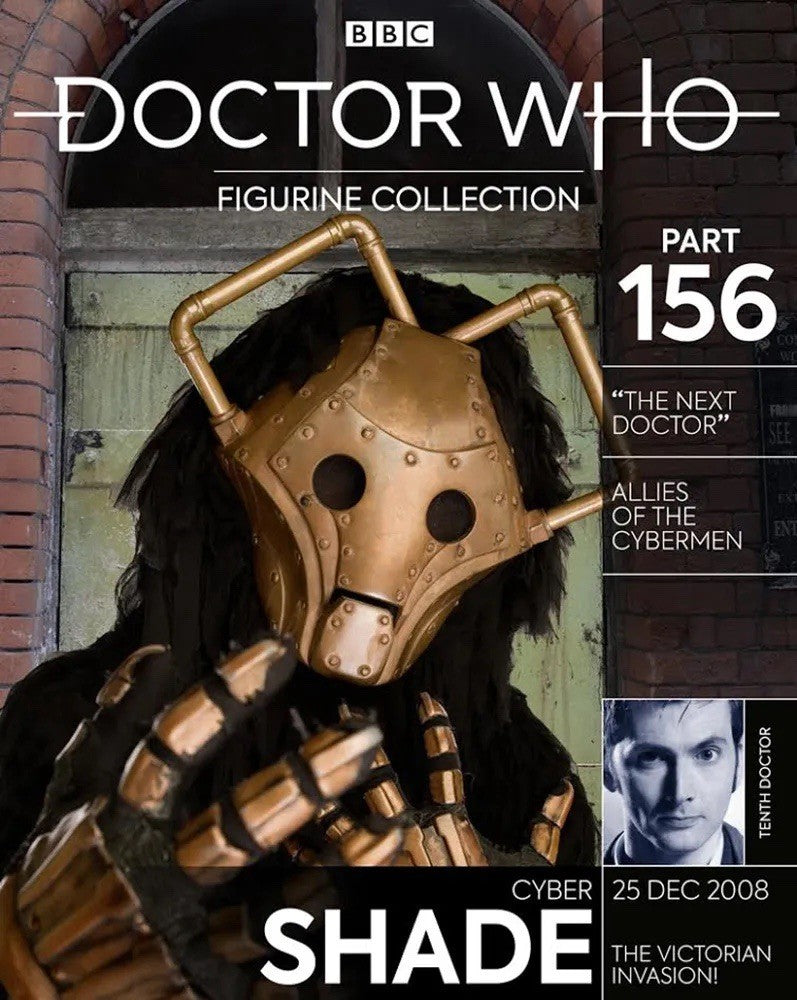 Eaglemoss Doctor Who Figurine Collection #156 Cybershade “The Next Doctor” & Mag