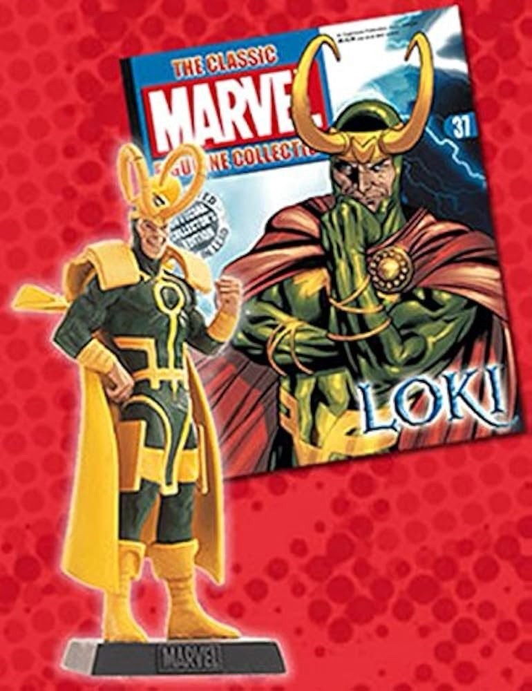 EAGLEMOSS Classic Marvel Figurine Collection # 37 Loki 