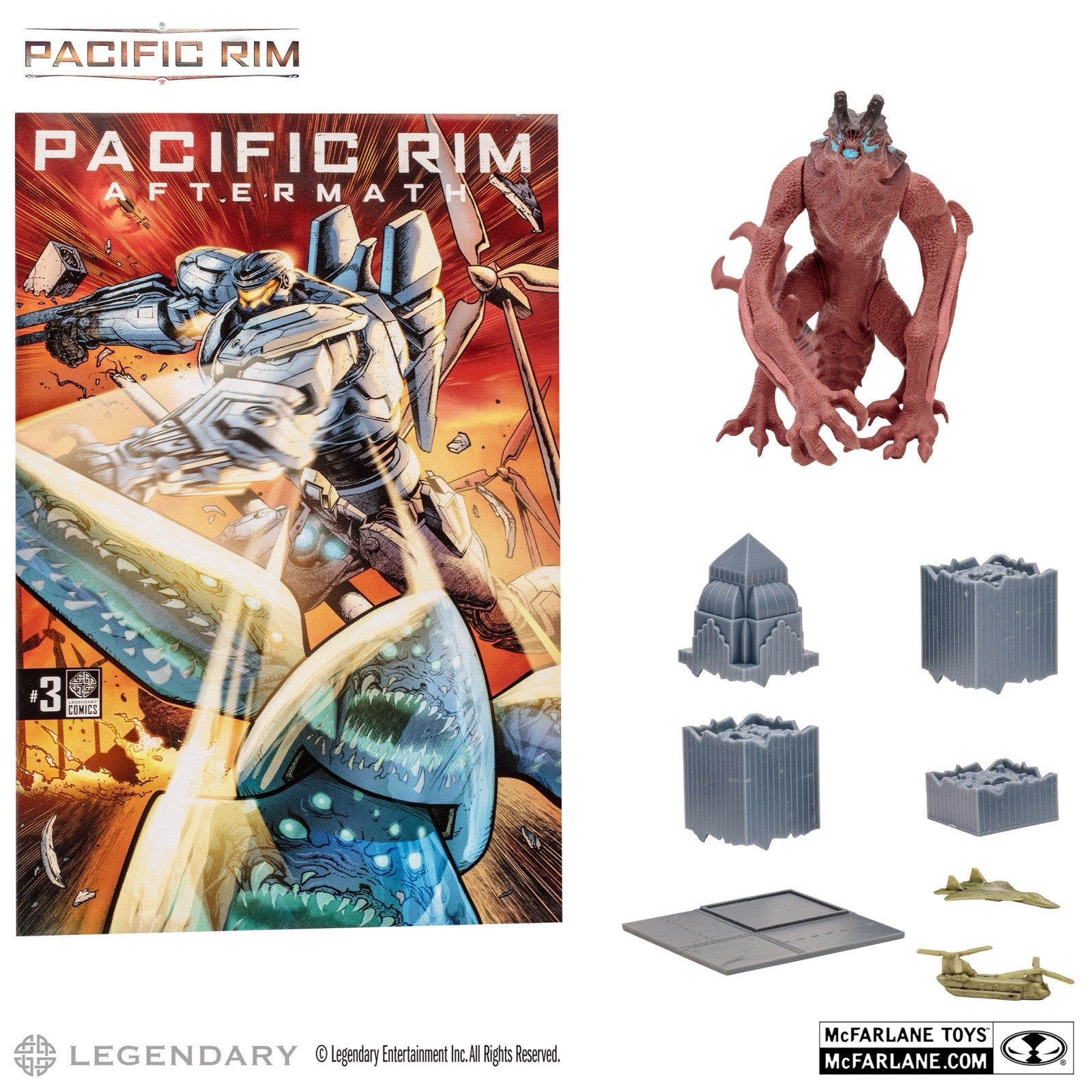 McFarlane Toys Pacific Rim Otachi (Kaiju) 4" Scale Figure Playset with Comic