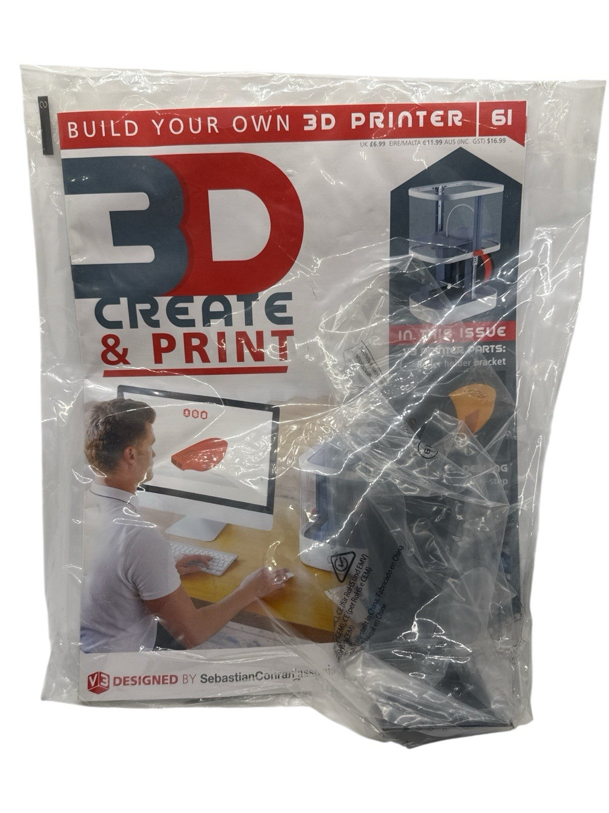 Eaglemoss Build a 3D Printer – Issue 61 with Parts & Magazine