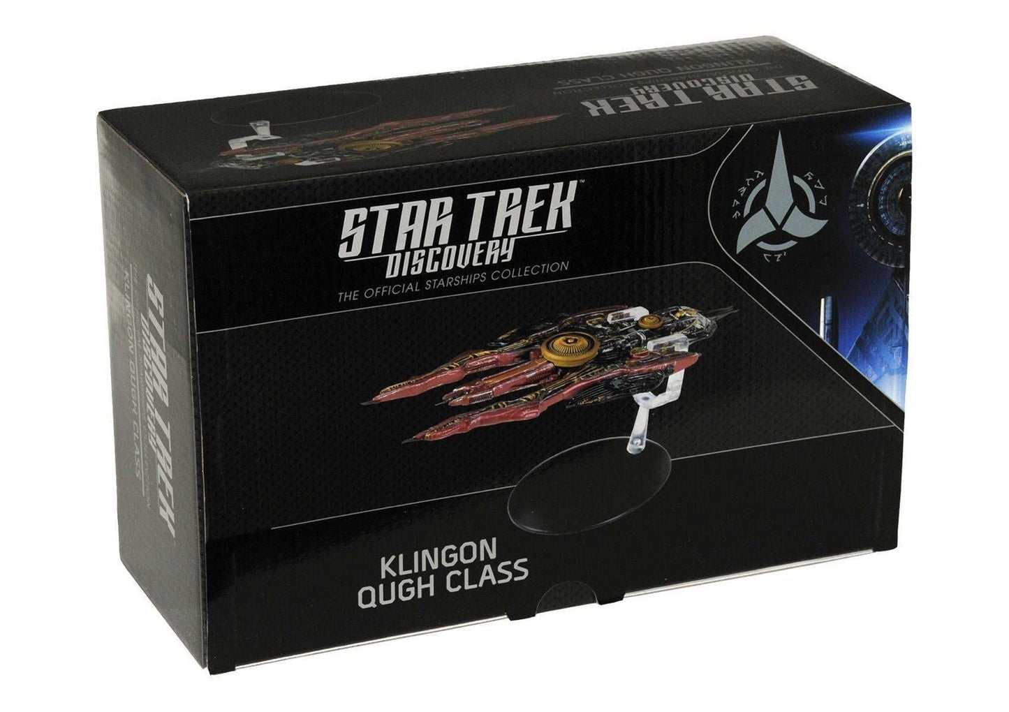 Eaglemoss Star Trek Discovery Klingon Qugh Class Starship with Magazine