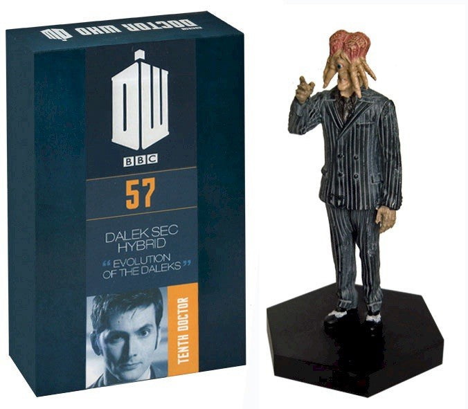 Eaglemoss Doctor Who Figurine Collection #57 Dalek Sec Hybrid w/ Magazine