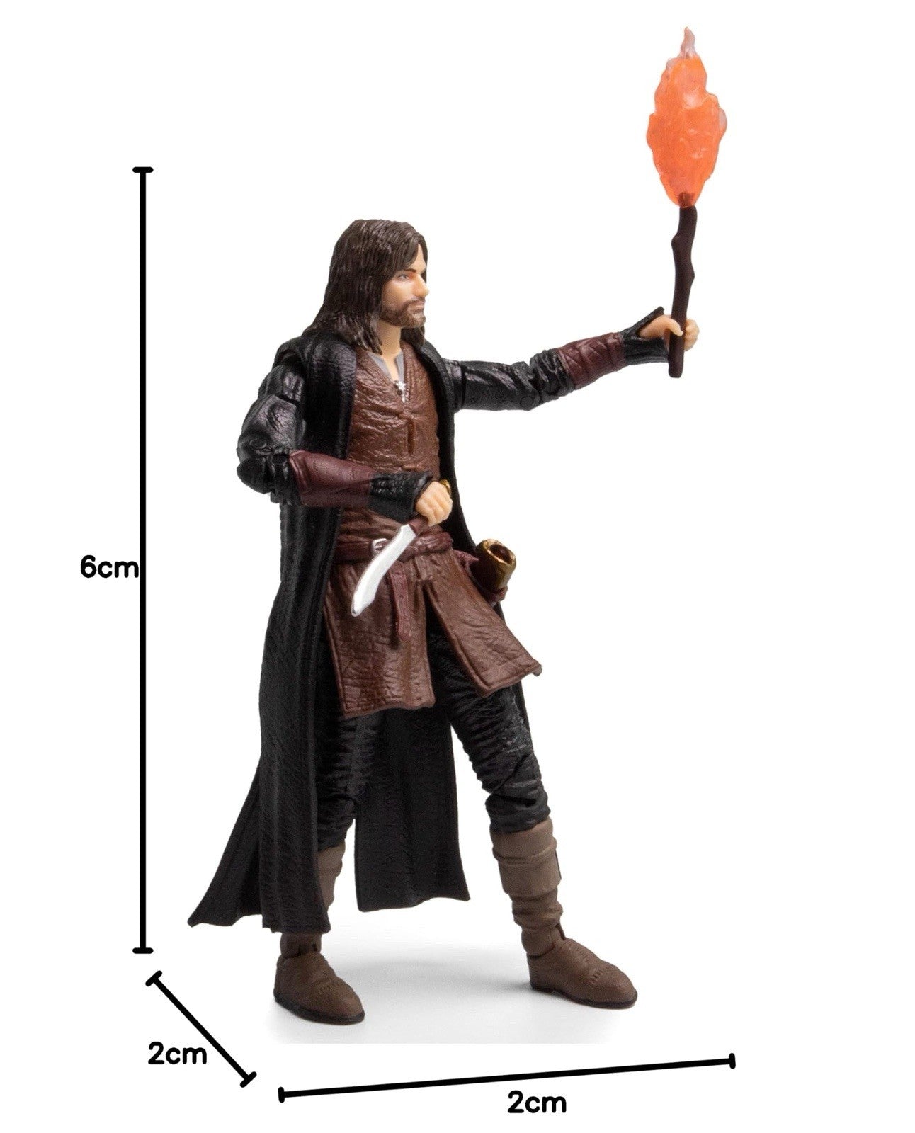 BST AXN Lord of the Rings Aragorn 5” Action Figure with Accessories