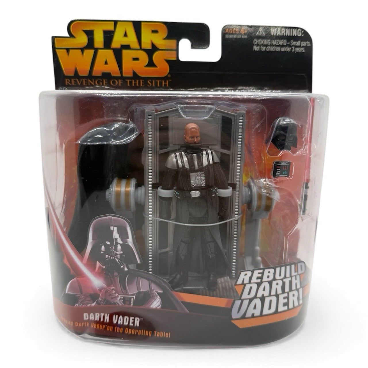 Hasbro Star Wars Revenge Of The Sith Darth Vader Rebuild Darth Vader Figure 2005