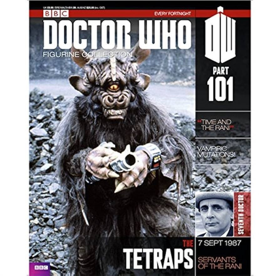 Eaglemoss Doctor Who Figurine Collection #101 Tetrap w/ Magazine