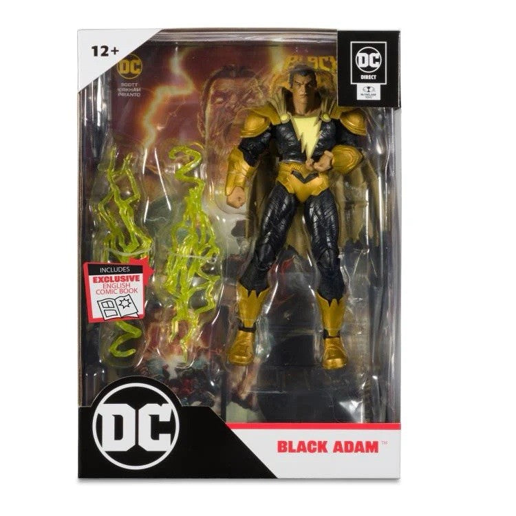 McFarlane DC Direct Page Punchers Black Adam Figure with Exclusive Comic
