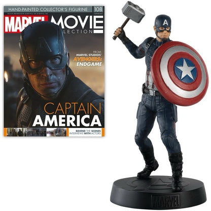Eaglemoss Marvel Movie Collection #108 Captain America Figure & Magazine