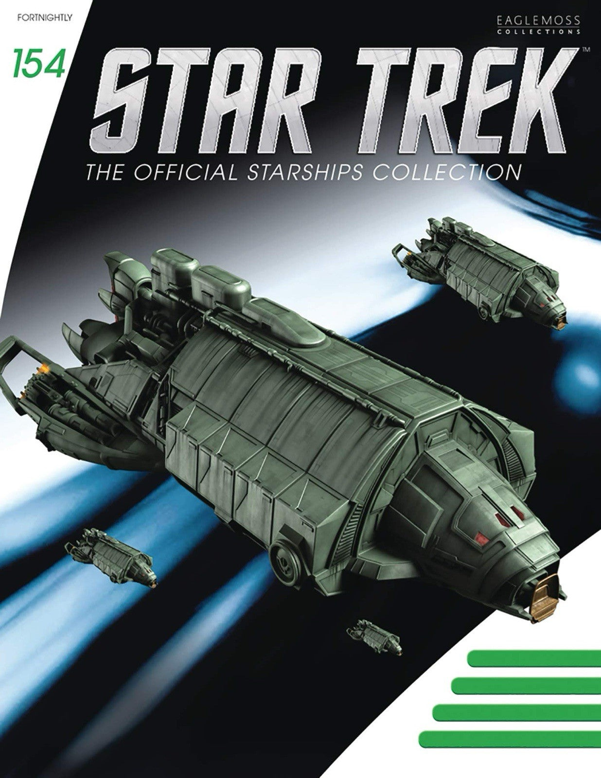 Eaglemoss Star Trek Starships Collection #154 Klingon Transport Ship & Magazine