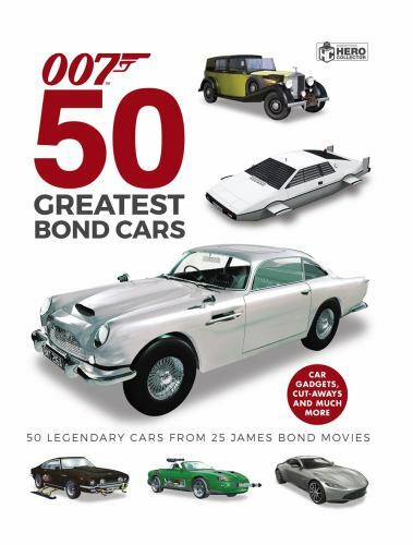 James Bond 50 Greatest Bond Cars Hardcover Book – Eaglemoss Hero Collector (2020