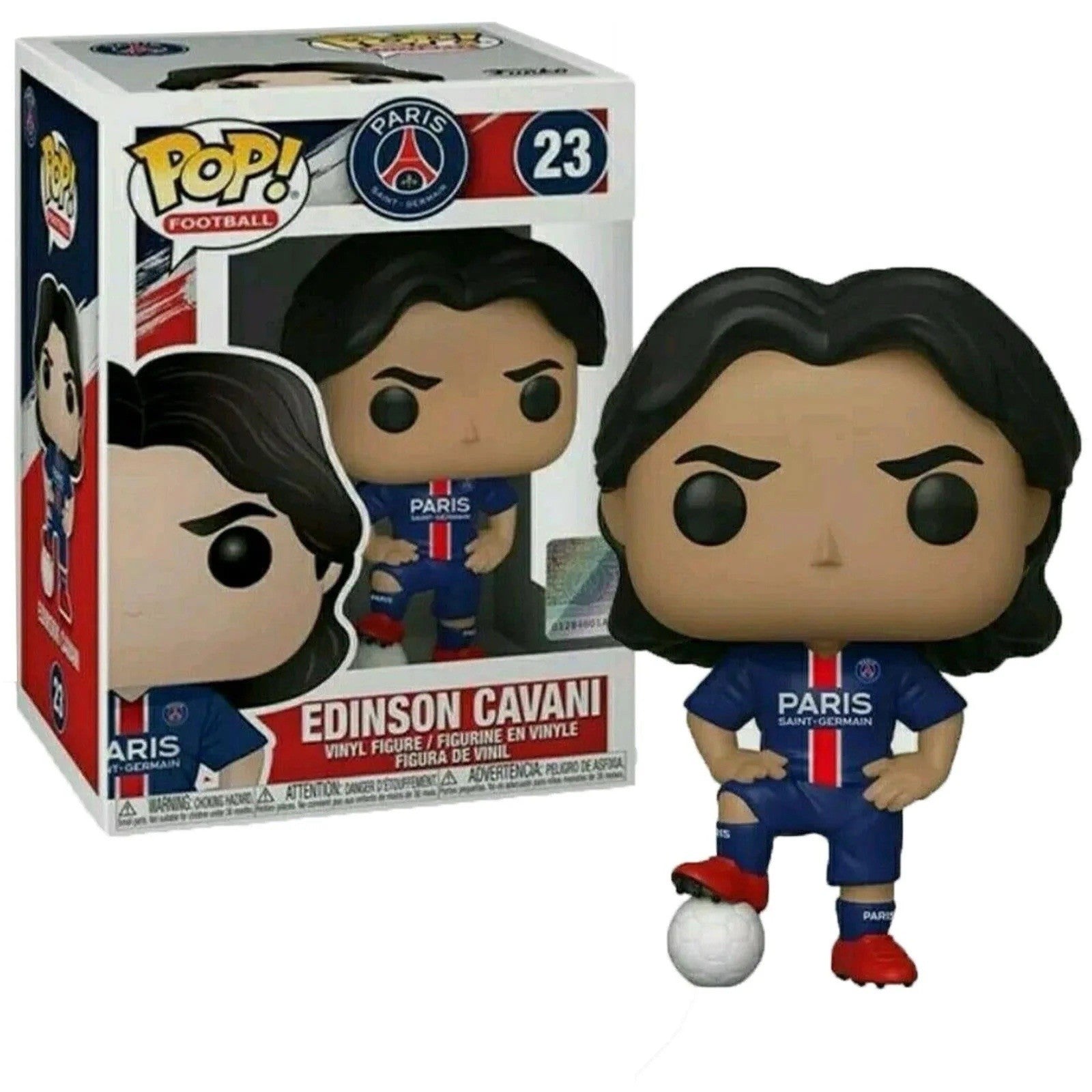 Funko Pop! Edinson Cavani #23 Vinyl Figure (Small Box Tear)