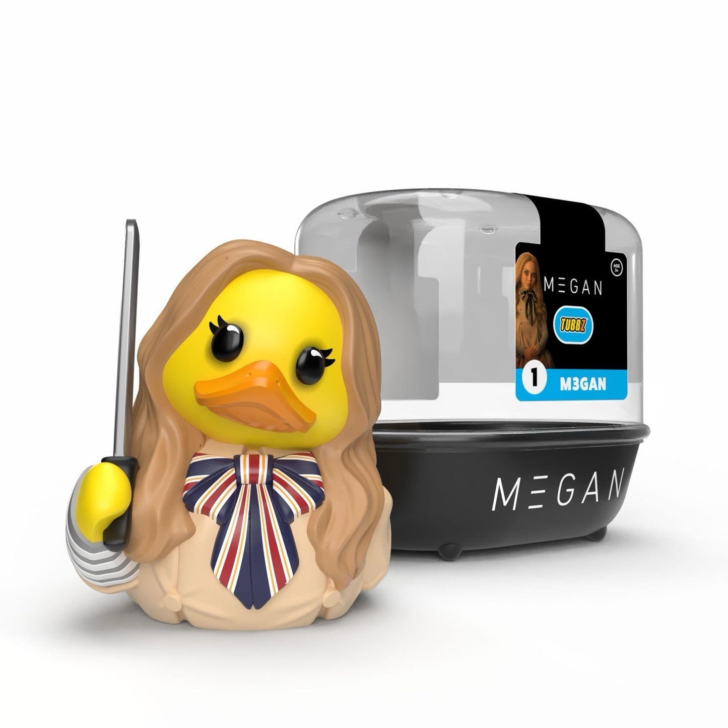 TUBBZ M3GAN Cosplaying Duck Figure – First Edition Horror Collectible