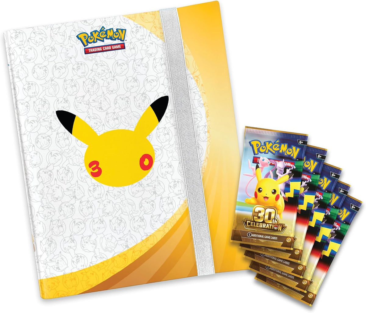 Pokémon TCG 30th Celebration Binder Collection 5 Booster Packs