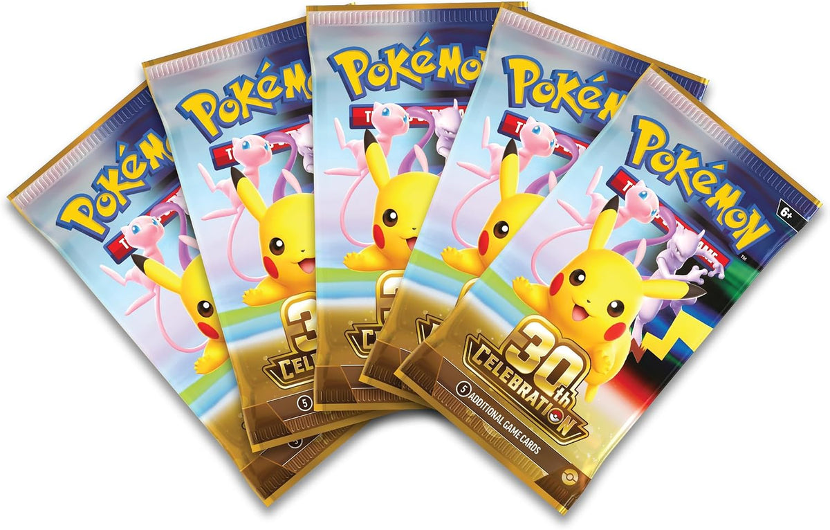 Pokémon TCG 30th Celebration Binder Collection 5 Booster Packs
