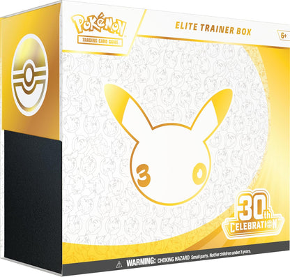 Pokémon TCG 30th Celebration Elite Trainer Box ETB 9 Booster Packs