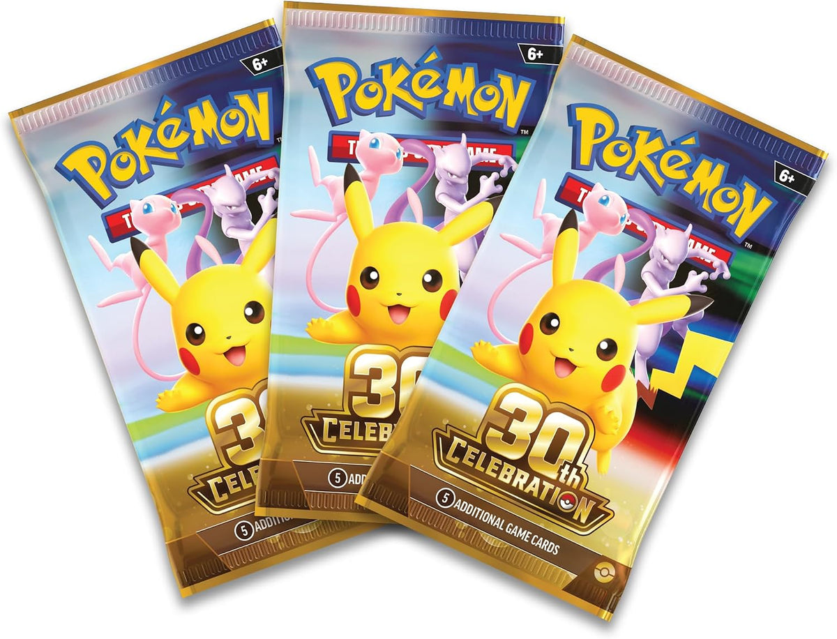 Pokémon TCG 30th Celebration Poster Collection 3 Booster Packs