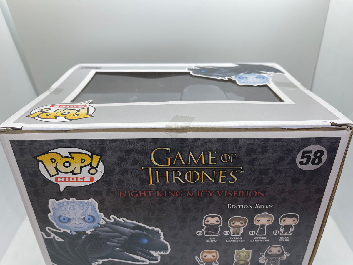 Funko Pop! Rides Game of Thrones Night King & Viserion GITD Box #58