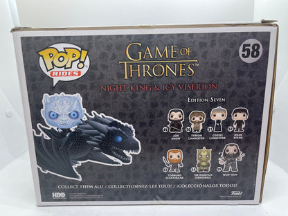 Funko Pop! Rides Game of Thrones Night King & Viserion GITD Box #58