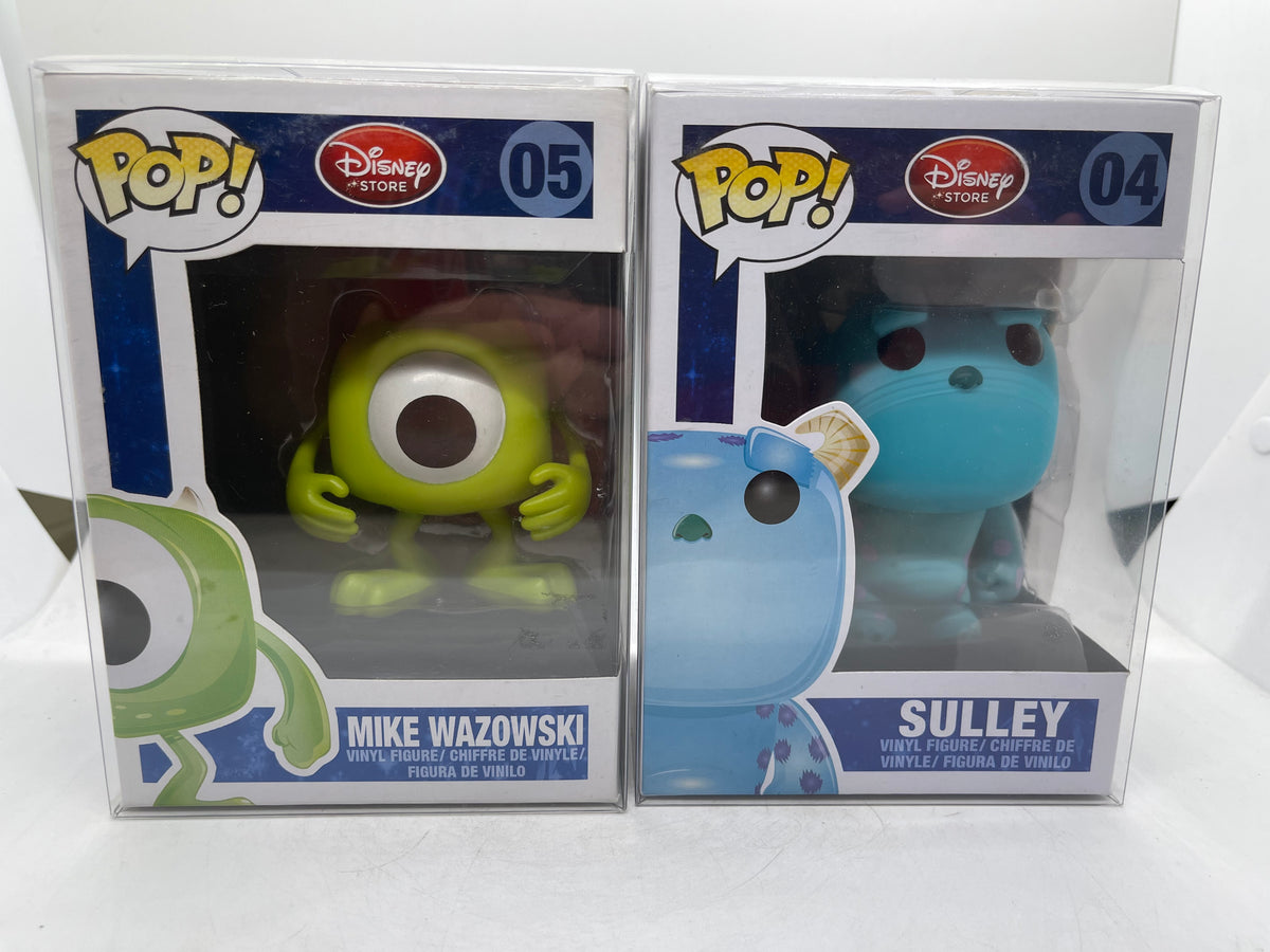 Funko Pop! Disney Store Series 1 Monsters, Inc. Mike #05 & Sulley #04 (2)