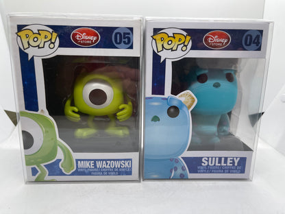 Funko Pop! Disney Store Series 1 Monsters, Inc. Mike #05 & Sulley #04 (2)