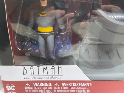 DC Collectibles Batman & Robin Light-Up Bat-Signal Figure Set