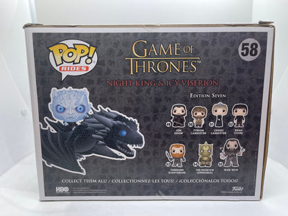 Funko Pop! Rides Game of Thrones Night King & Viserion GITD Box #58