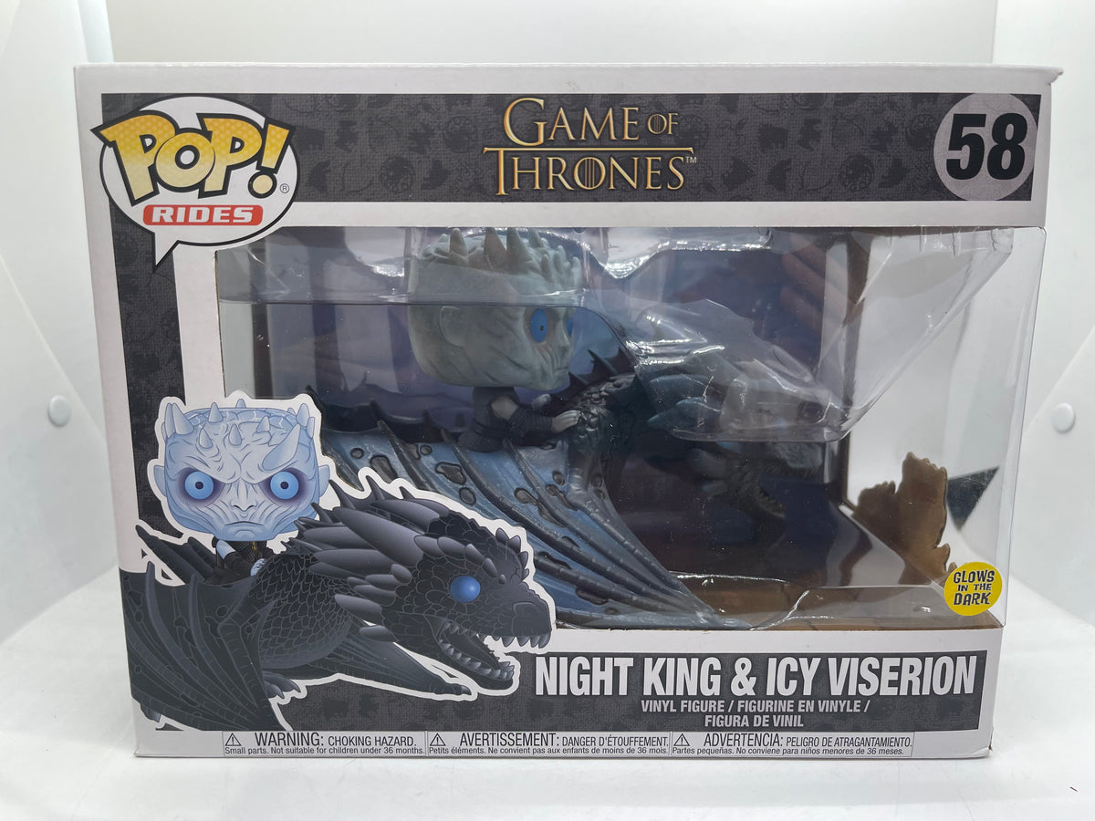 Funko Pop! Rides Game of Thrones Night King & Viserion GITD Box #58
