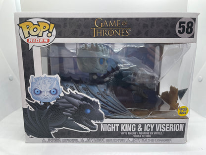 Funko Pop! Rides Game of Thrones Night King & Viserion GITD Box #58
