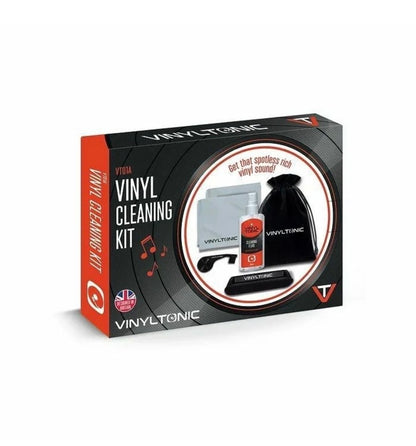 VinylTonic Vinyl Cleaning Kit VT01A 100ml Fluid + Cloths & Pouch